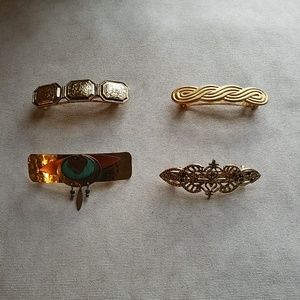 4 made in France hair Bobby pins